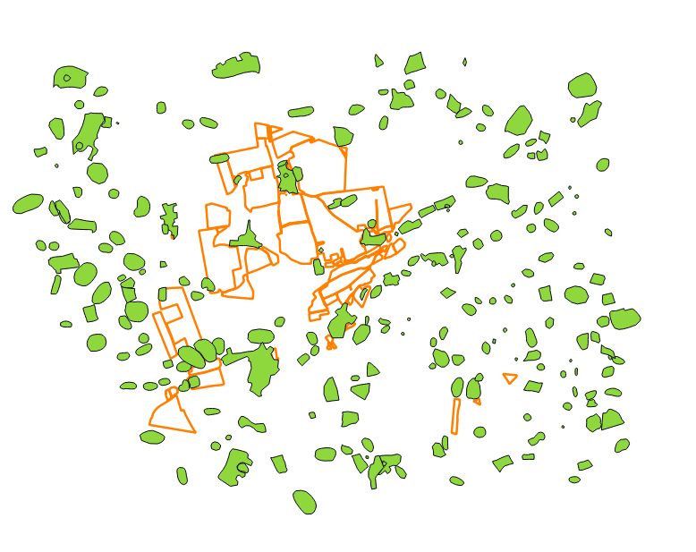 Bewirtschaftete Flächen und Bodendenkmale